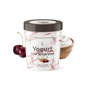 Helados Granada Yogurt con Amarena